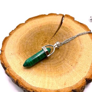 Pendentif Pointe Malachite