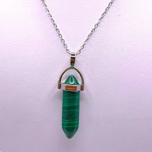 Pendentif Pointe Malachite