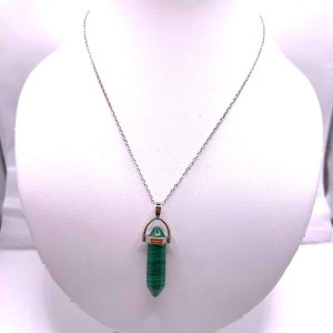 Pendentif Pointe Malachite