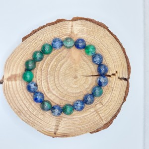 Bracelet Azute-malachite 8mm