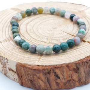 Bracelet agate indienne 6mm