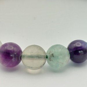 Bracelet Fluorine multicolore 8mm