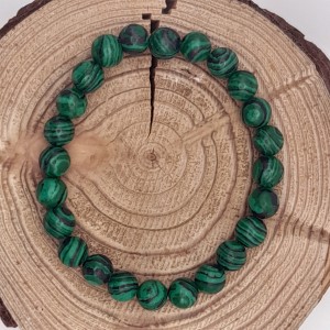 Bracelet Malachite (reconstituée) 8mm