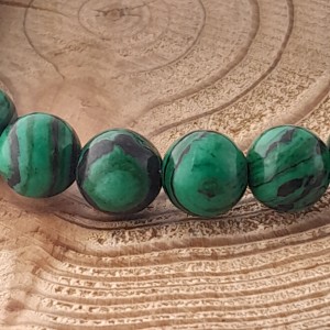 Bracelet Malachite (reconstituée) 8mm