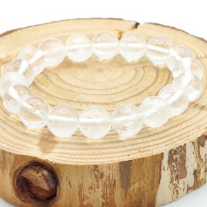 Bracelet Cristal de roche 10mm