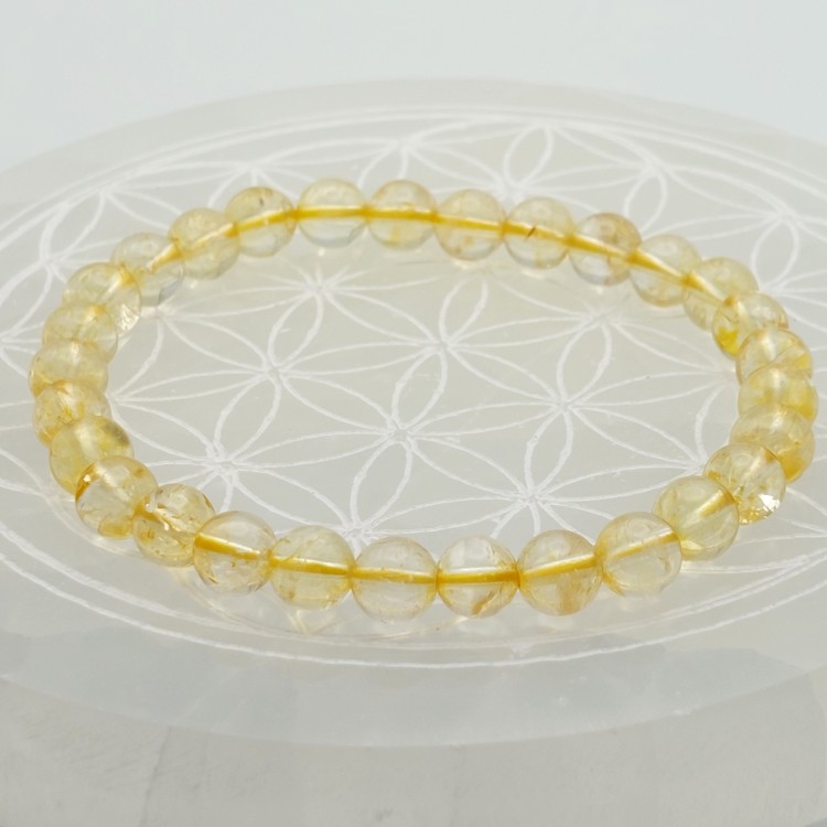 Bracelet Citrine 6mm