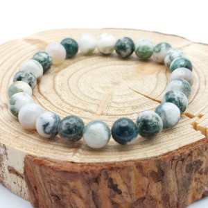 Bracelet Agate Arbre 8mm