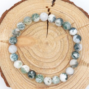 Bracelet Agate Arbre 8mm