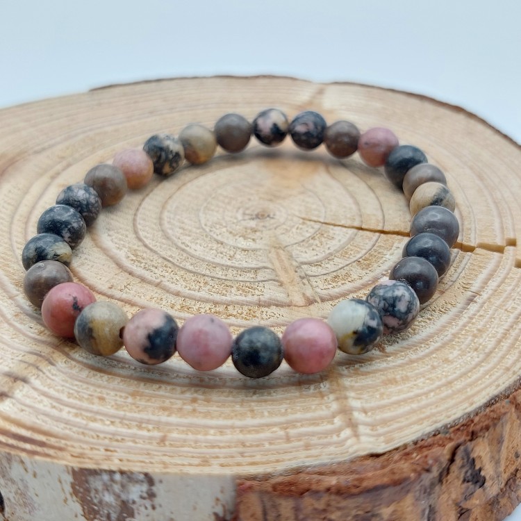 Bracelet Rhodonite 6mm