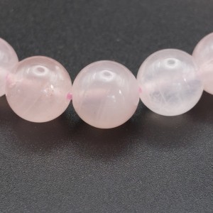 Bracelet Quartz rose 10mm