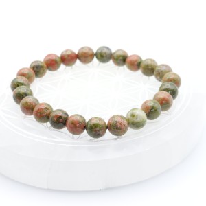 Bracelet Unakite 8mm