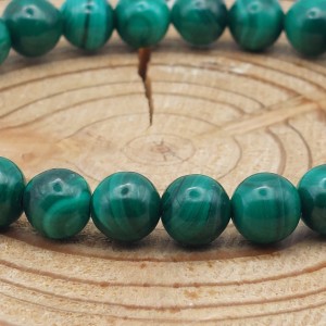 Bracelet Malachite extra AA  8mm