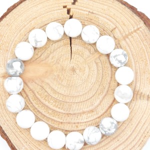 Bracelet Howlite 10mm