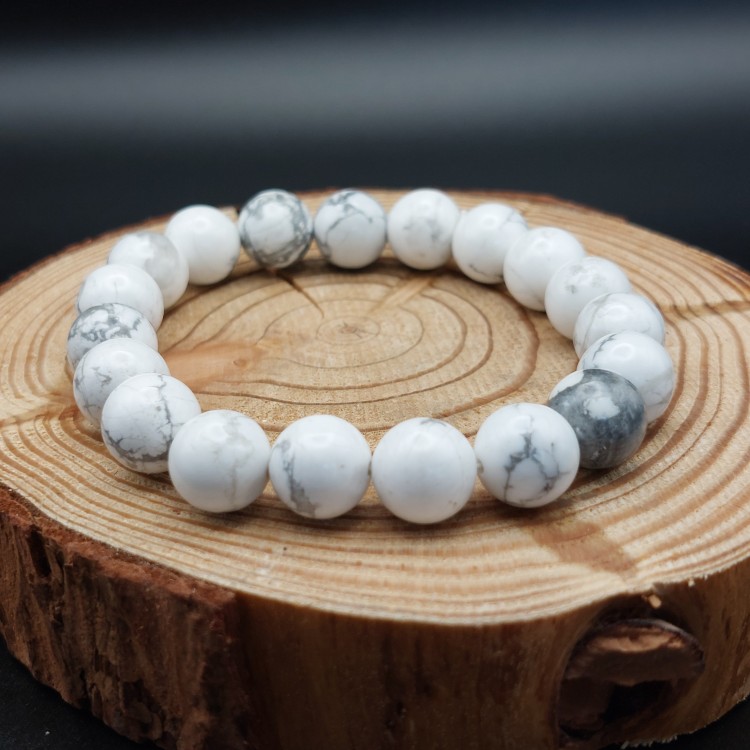 Bracelet Howlite 10mm