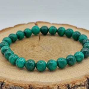 Bracelet Malachite extra AA  8mm