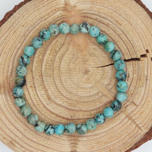 Bracelet Turquoise Africaine 6mm