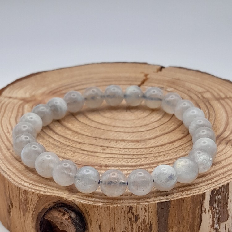 Bracelet Labradorite Blanche 8mm