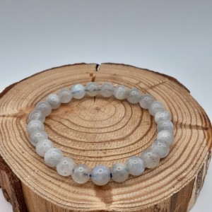 Bracelet Labradorite Blanche 8mm