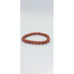 Bracelet jaspe rouge 8mm