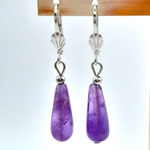 Boucles d'oreilles Améthyste