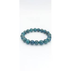 Bracelet Apatite bleue 10mm