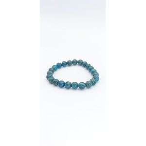 Bracelet Apatite bleue 8mm