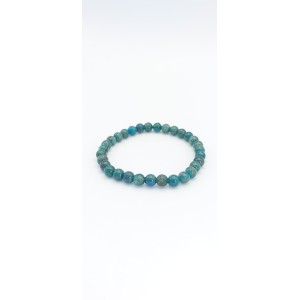 Bracelet Apatite bleue 6mm