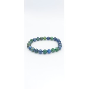 Bracelet Azute-malachite 8mm