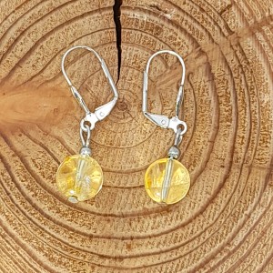 Boucles d'oreilles Citrine