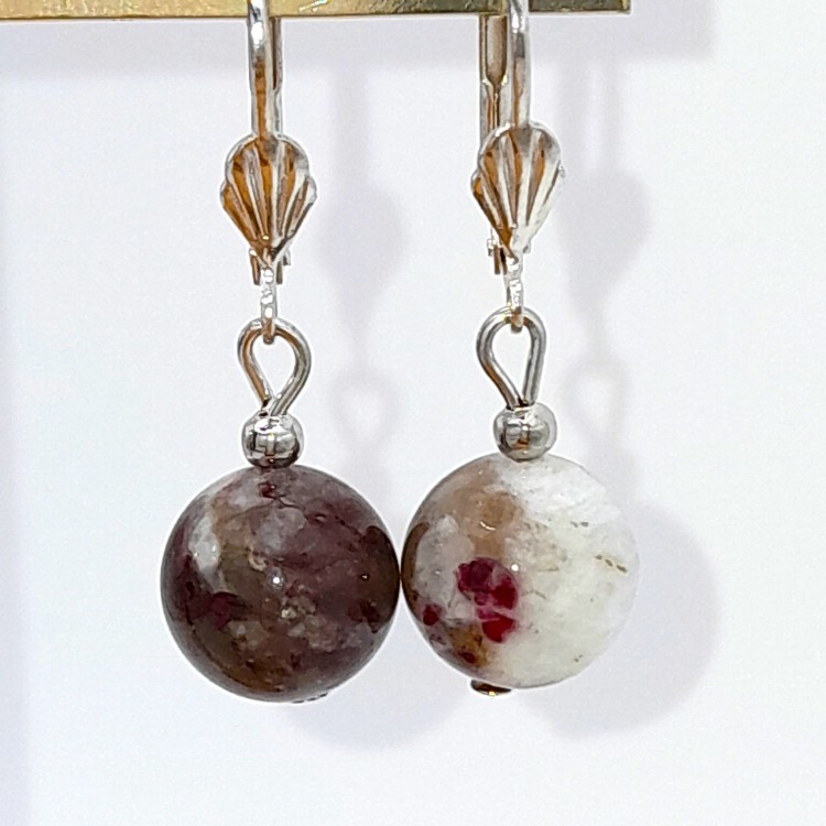 Boucles d'oreilles Rubelite (Tourmaline Rose)