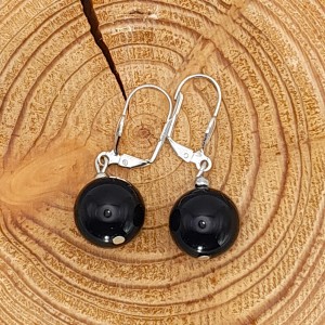 Boucles d'oreilles Obsidienne Oeil Céleste