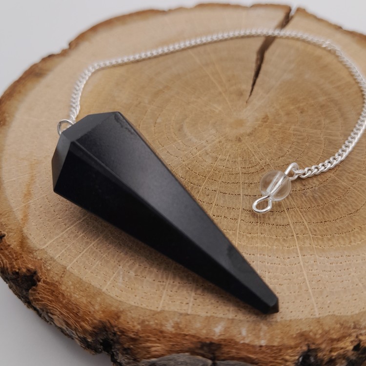 Pendule Tourmaline noir