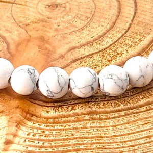 Bracelet 7 Chakras + Howlite 6mm