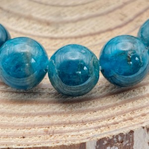 Bracelet Apatite bleue 10mm