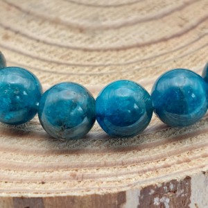 Bracelet Apatite bleue 8mm