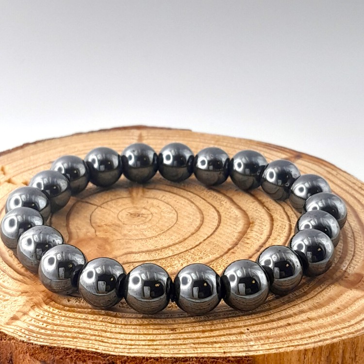 Bracelet hématite 10mm