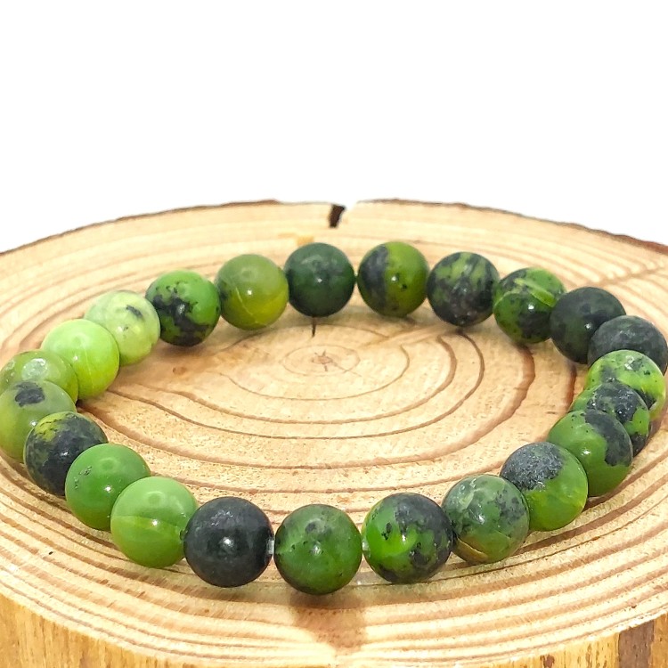 Bracelet Jade Nephrite 8mm