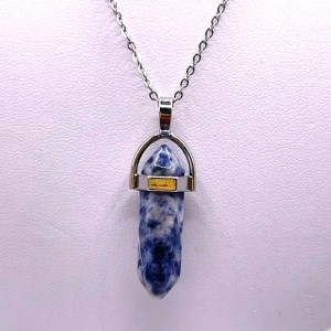 Pendentif Pointe Sodalite