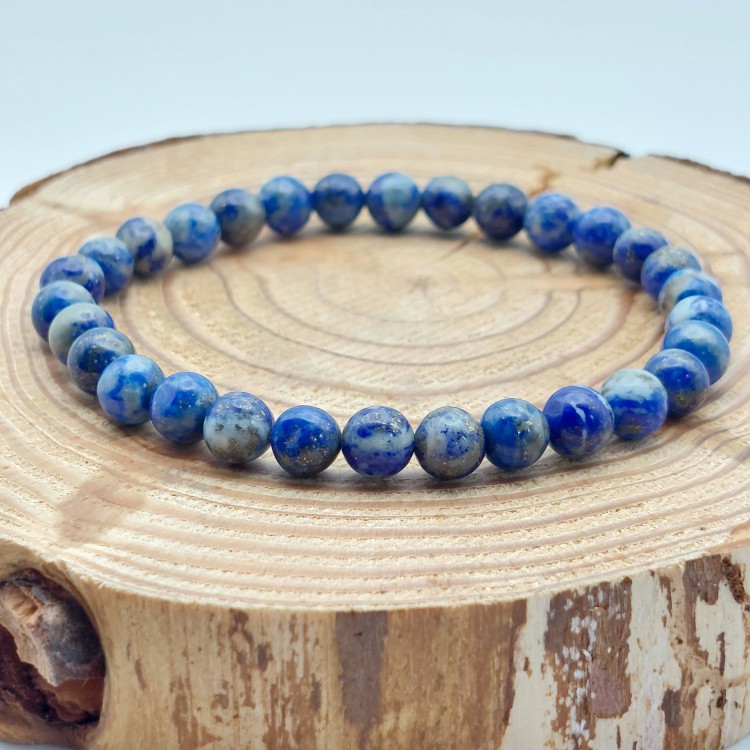 Bracelet Lapis Lazuli 6 mm